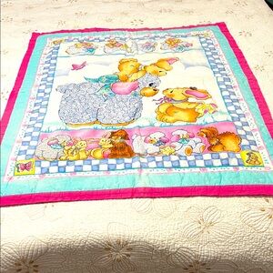 Colorful Baby Animal Quilt